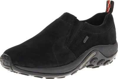 NEW Merrell Jungle Moc Mens 9.5 Waterproof Slip On Suede Shoes J52929 Black 2292 Men main image 4