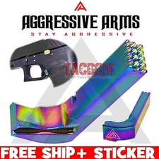 AGGRESSIVE ARMS RAINBOW EXTENDED Magazine Catch RELEASE GL0CK 20 21 29 30 36