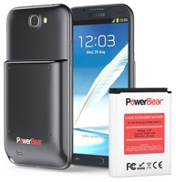 Powerbear Samsung Galaxy Note 2 6800mah Extended Battery & Back Cover (up To ... Powerbear Samsung Galaxy Note 2 6800mah Extended Battery & Back Cover (up To ...