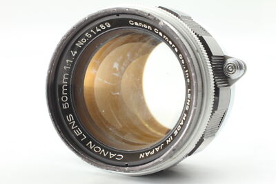 Exc+4/Case] Canon P Rangefinder 50mm f1.4 Lens 35mm L39 Light
