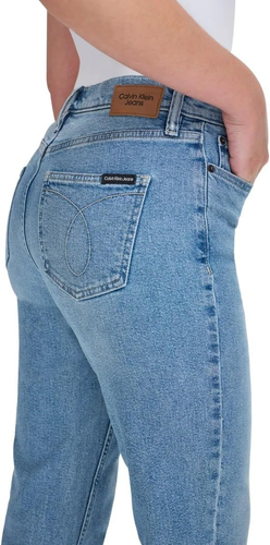 Calvin Klein Women High Rise Straight Leg Jean - Picture 28 of 29