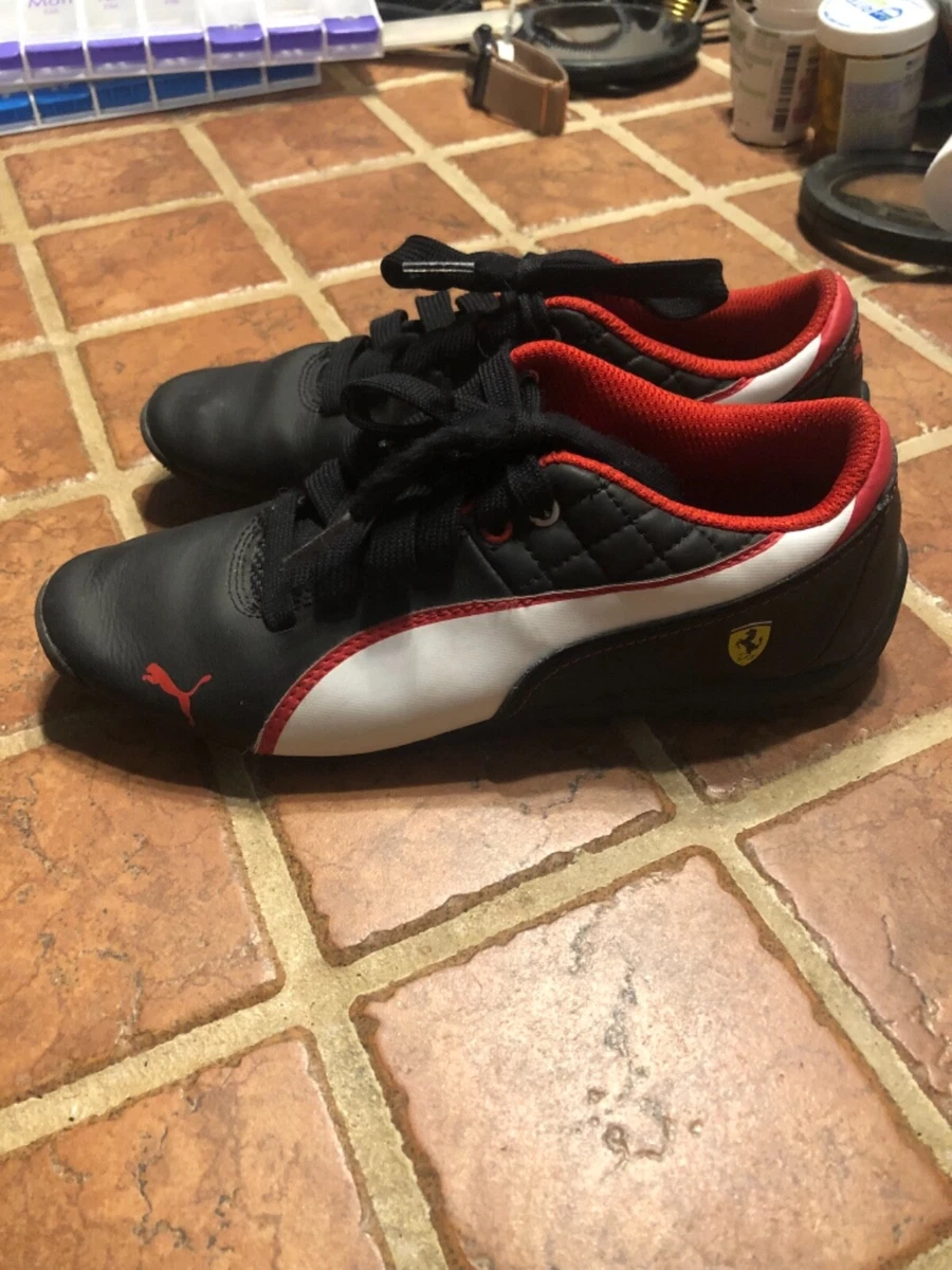 Puma Ferrari Kids Shoes Black Size 3.5 Very Nice eBay