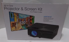 Memorex All In One Projector & Screen Kit HS-A1-4