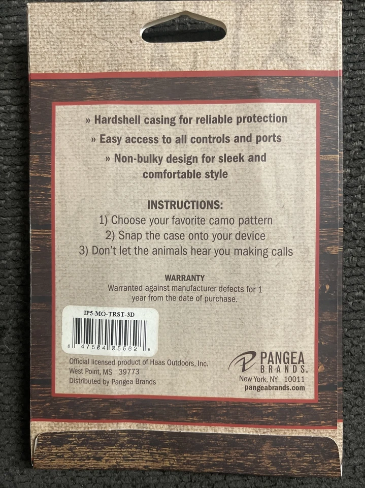 Mossy Oak CAMO Animated Protective Cell Phone Case for iPhone 5 - Image 2 of 2