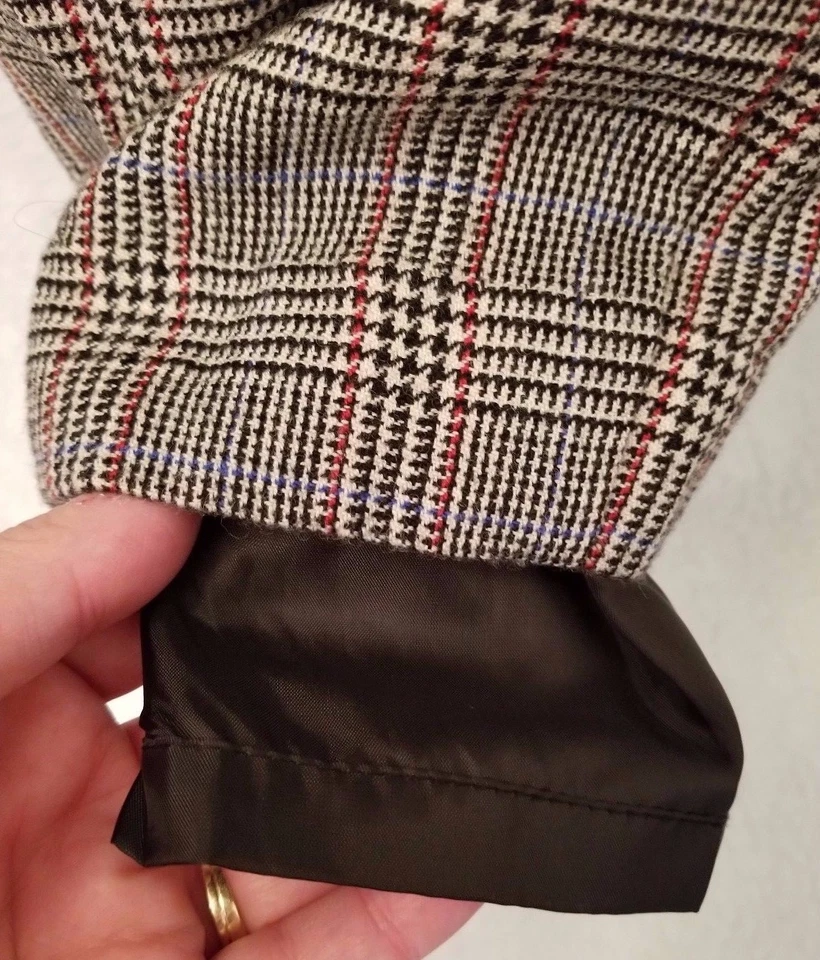 Требования женские брюки размер 8 черный синий красный бежевый клетку шерсти - Изображение 3 из 4