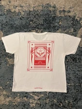 Chrome Hearts White/Red Foti Wing Tee Worn Lightly Size XL (Fits L)