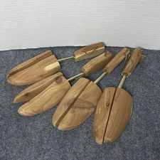2 Pair Rochester Shoe Tree Co Cedar Wood Insert Keepers Stretchers XXL Excellent