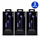 Skullcandy USB-C Wired Earbuds Purple 3 Pack New