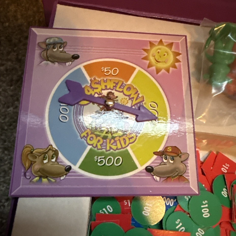 NEW CASHFLOW FOR KIDS Board Game Rich Dad Poor Dad Robert Kiyosaki Complete - Image 4 of 4