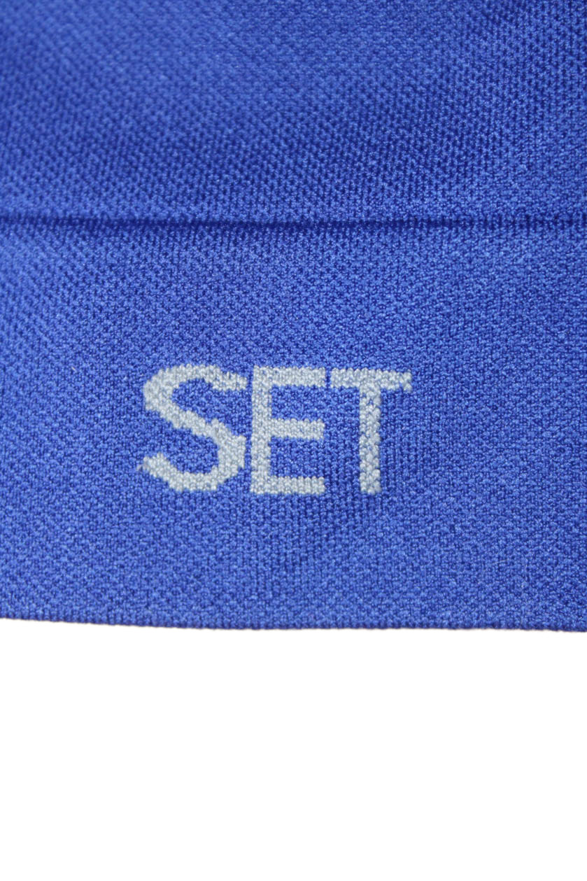 Set Active Womens Set Blue Polyester Solid Shorts… - image 7