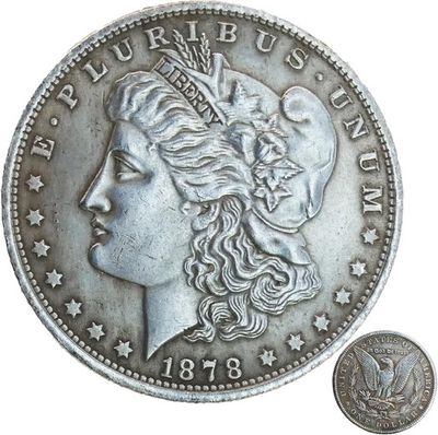 #ad Rare Collectible Antique Historical Coin Exquisite Design Old Silver Dolla $14.07