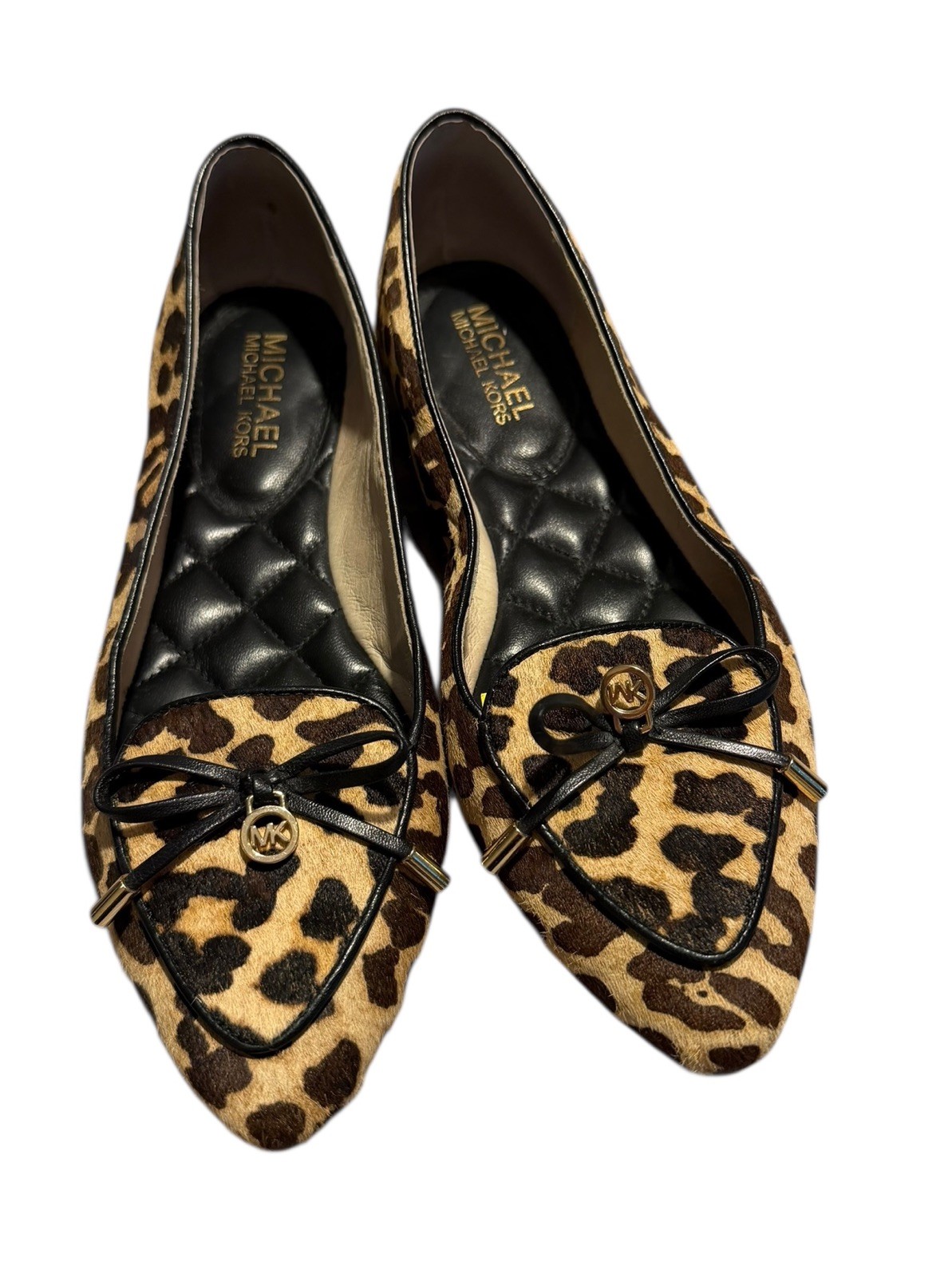 Michael Kors Leopard Print Pointed Ballet Flats –… - image 4