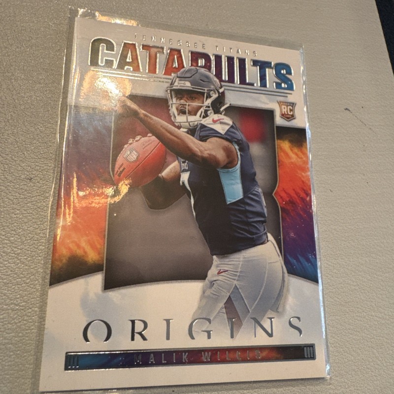 2022 Panini Origins Catapults Malik Willis RC #CAT-30 Tennessee Titans