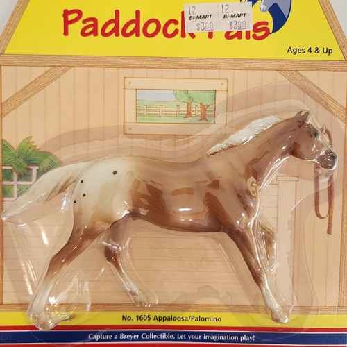 Nuevo/sin abrir Breyer Horse Paddock Pals No. Juguete Appaloosa Palomino 1605 de colección - Imagen 3 de 9