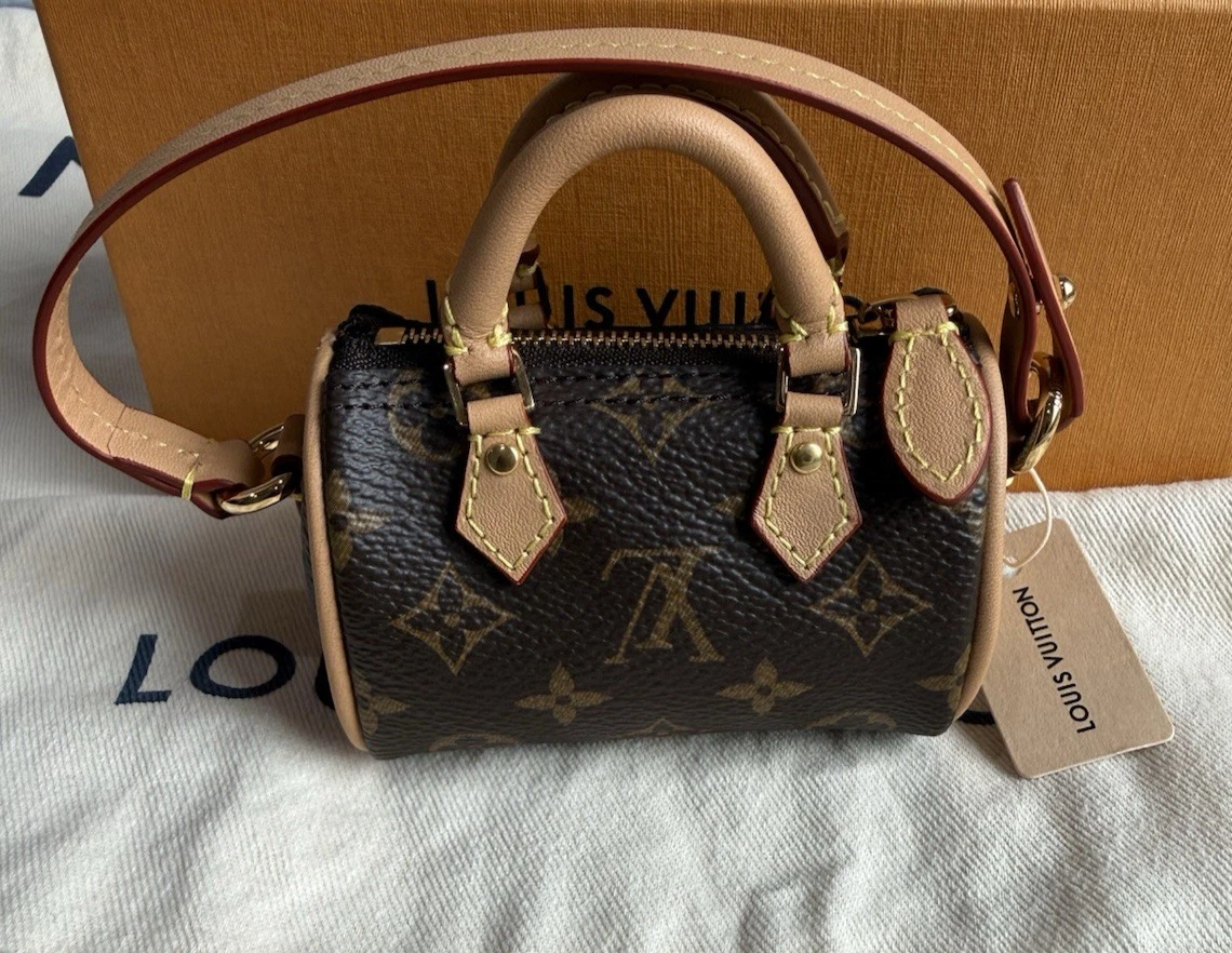 Louis Vuitton Leather Charm Handbag Accessories for Women for sale