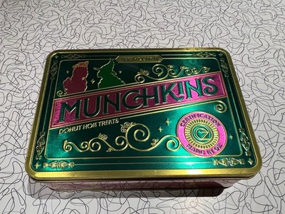 Wicked Dunkin Donuts Munchkin Tin Made In Oz Glinda & Elphaba Pink, Green, Gold