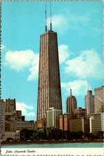 Chicago Illinois John Hancock Center Skyscraper Continental Postcard A671
