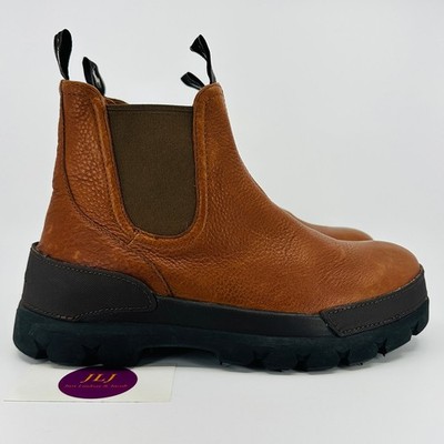 RALPH LAUREN Size 11 Brown Leather Pull On Boots RALPH LAUREN Size 11 Brown Leather Pull On Boots – Sui  main image 2