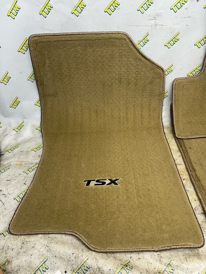 09-14 Alfombrillas interiores Acura TSX 2010 2011 2012 2013 color crema tostado OEM Foto 2 de 4