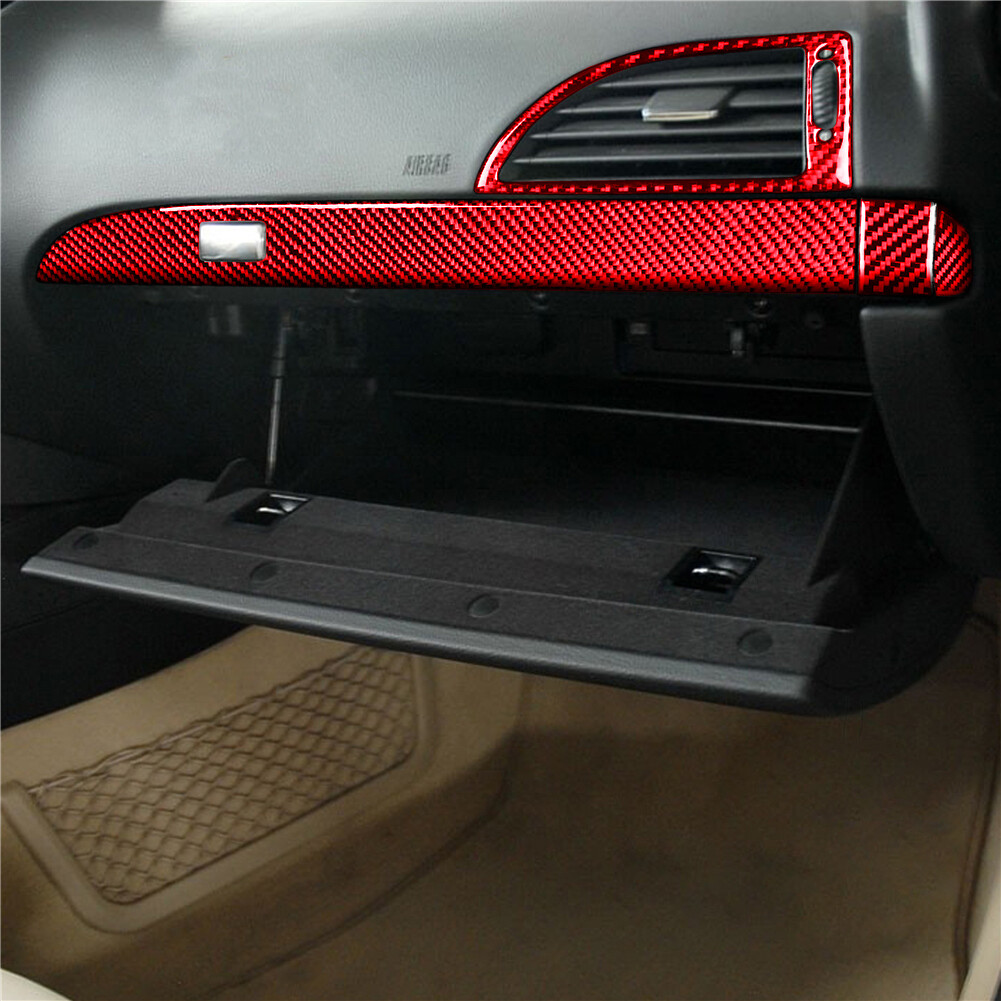 6pcs Red Carbon Fiber dashboard Interior Trim Set For BMW 650i 645Ci 6pcs Red Carbon Fiber dashboard Interior Trim Set For BMW 650i 645Ci