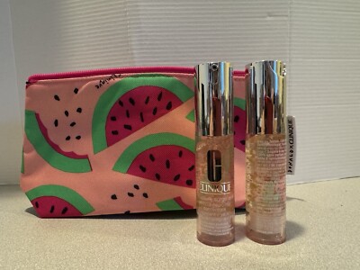2x Clinique Moisture Surge Eye 96H Concentrate 0.5oz Each Total 1.0oz + Bag