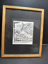 M.C. Escher Framed Matted Notecard