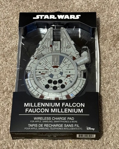 Star Wars Millennium Falcon Wireless Qi Charging Pad - New and Sealed