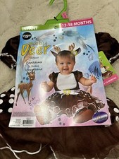 Halloween Baby Deer Costume Size 12-18 Months