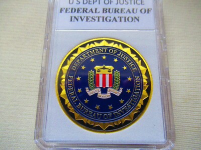Federal Bureau of Investigation ( FBI ) Challenge Coin 