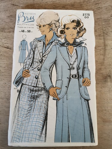 Patron De Couture Vintage BRU Années 60/70 - Robe D'été Pop Taille 36 à 44 - Neuf Complet