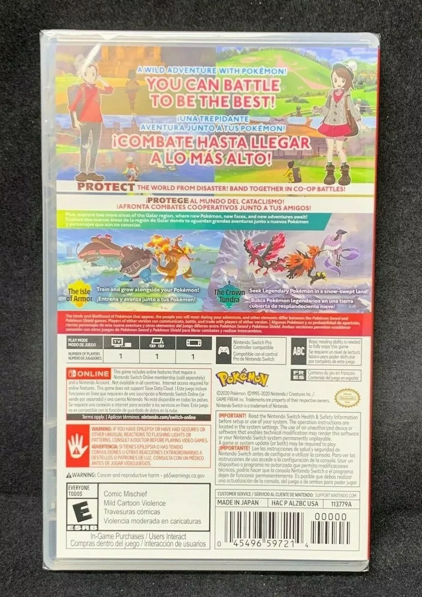  Pokémon Shield + Pokémon Shield Expansion Pass - [Switch  Digital Code] : Everything Else