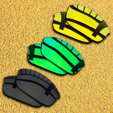 3 Pairs Lens Replacement for-Oakley Flak Jacket Polarized-Black Green 24K Golden