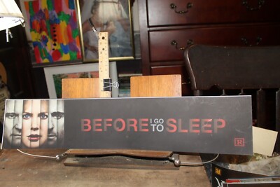 25'' x 5'' Movie Theater Header Mylar Poster Before I Go to Sleep