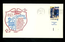 US FDC #1489//1498 / 1490 Artopages 1973 Longmont CO USPS Postal People