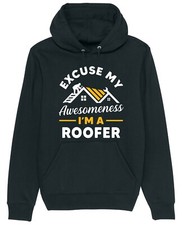 I'm A Roofer Hoodie Funny Roof Tradesman Builder Novelty Gift Idea Him