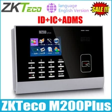 ZKTeco M200Plus ID/IC/ADMS 2.8 inch Screen Time Attendance TCP/IP Time Clock