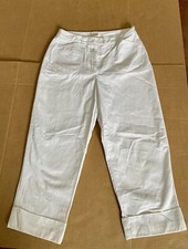 Talbots Petites White Capri VintagePants, Women  s Size 6