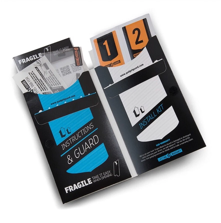 Gadget Guard Clear Black Ice Tempered Glass Screen Protector for HTC One M9 - Image 2 of 3