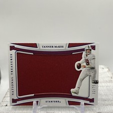 2023 National Treasures Collegiate Tanner McKee Rookie Silhouettes /75 Stanford