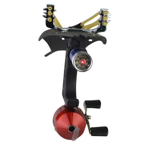 Fishing Catapult Set Powerful Bow Sling Bowfishing Hunting Darts Reel Archery - Picture 6 of 12