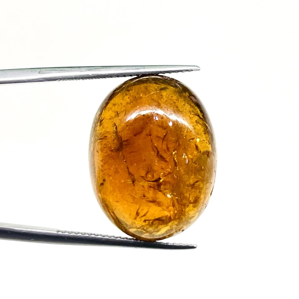 29.85 Cts Natural Tourmaline 21.5x17mm Oval Untreated Loose Cabochon Gemstone - Image 4 of 4