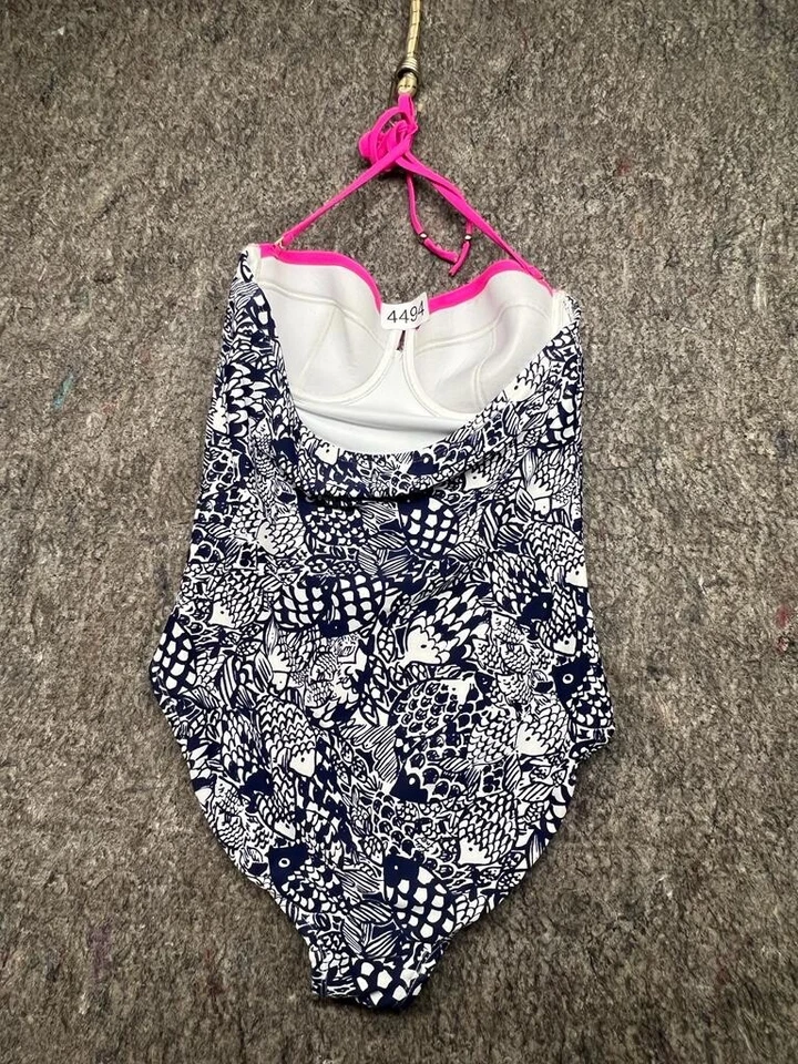 Lilly Pulitzer Swimsuit One Piece Multicolor Underwired Padded Size M - Image 2 of 4