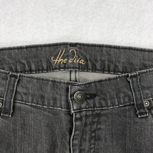 Old Navy The Diva Slim Leg Jeans Women’s Size 10 Gray Denim Stretch Low Rise - Bild 6 von 12