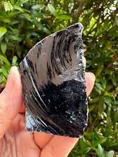 Large Black Obsidian Rough Natural Stones, 2-3" Raw Black Obsidian, Bulk Lot