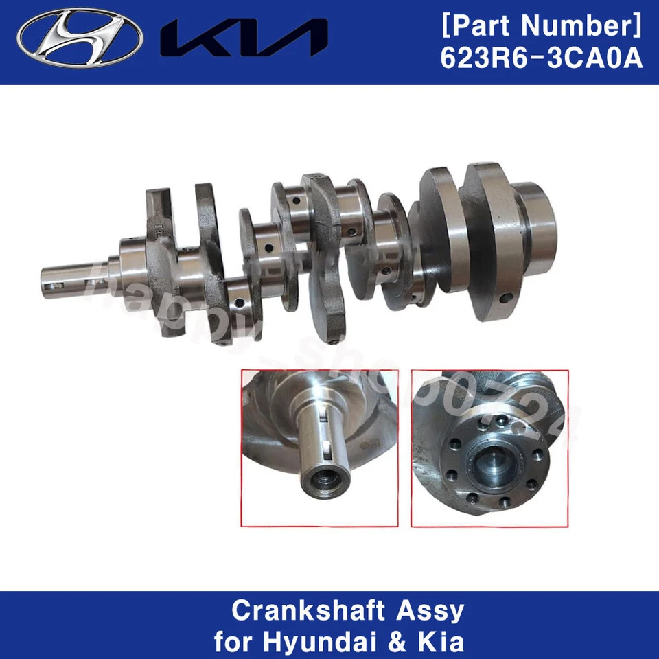 Conjunto de virabrequim 623R63CA0A para Hyundai Santa Fe 13-16, Azera 17-22 Kia Sorento - Imagem 3 de 4