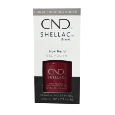 CND Shellac UV Color Coat How Merlot 0.25 oz