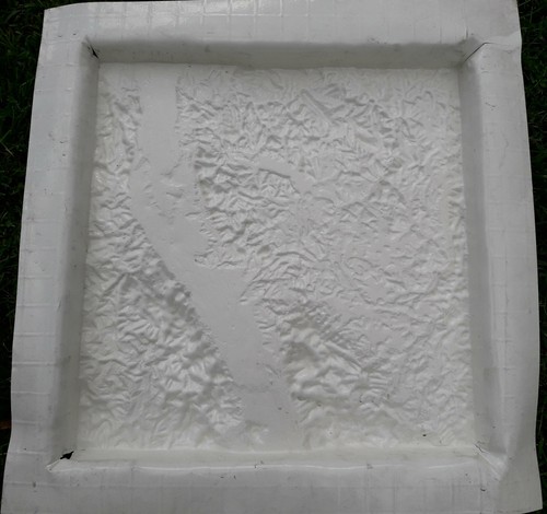 Russian Soviet Military Topographic Map 3D PLASTIC - sheet LUXEMBOURG 1:500 000 - Picture 5 of 5