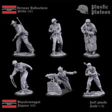 Plastic Platoon Volkssturm New Release 2023 Scale 1/32