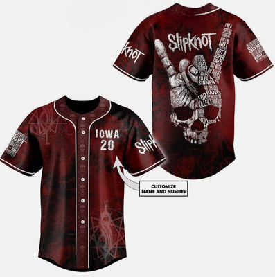 Slipknot I Want To Be A Sinner Personalized Baseball Jersey