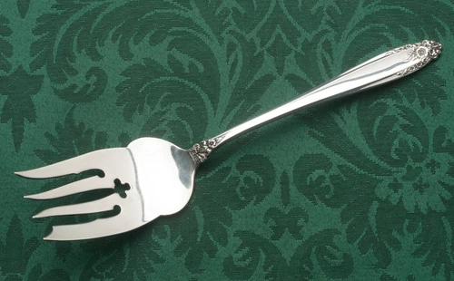 Prelude by International large Cold Meat Serving Fork 9", Sterling Silver